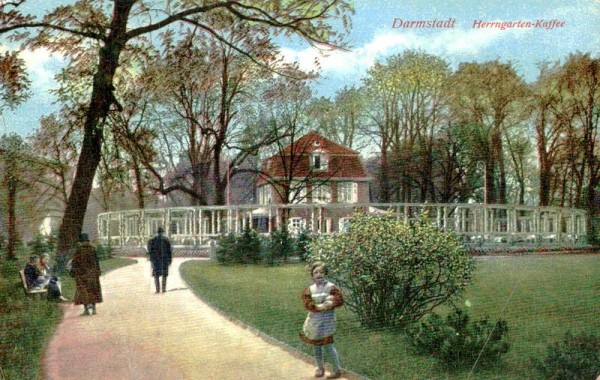 Darmstadt, Herrengarten-Kaffee Vorderseite