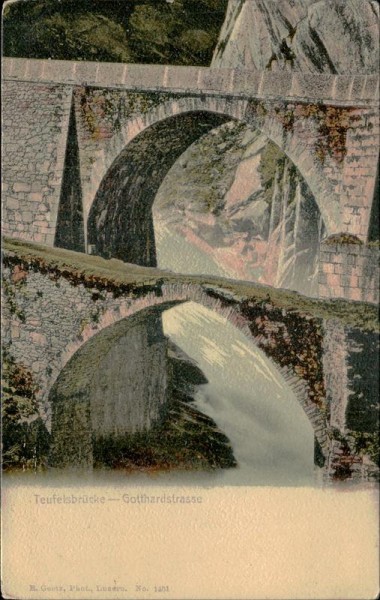  Teufelsbrücke - Gotthardstrasse Vorderseite