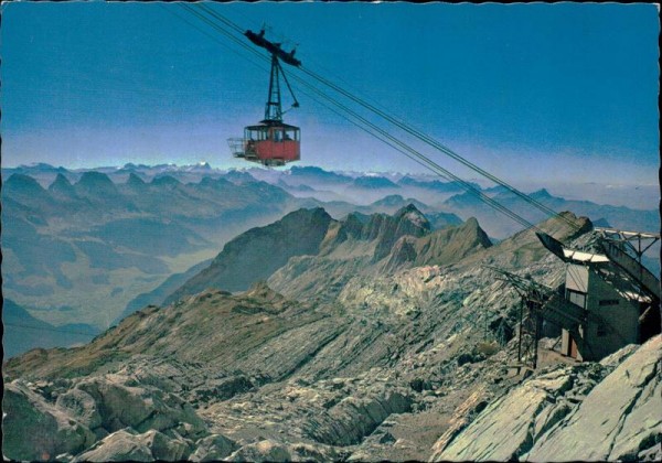 Säntis gegen Churfirsten und Glarneralpen Vorderseite