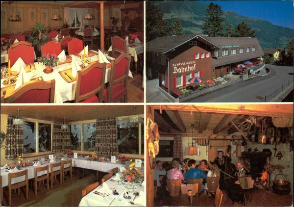 Lungern, Restaurant Bahnhof Vorderseite