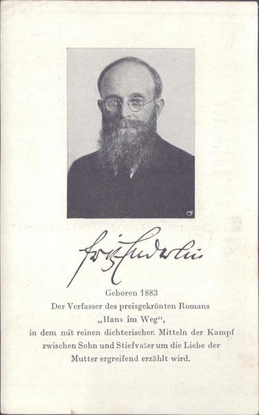 Fritz Enderlin Vorderseite