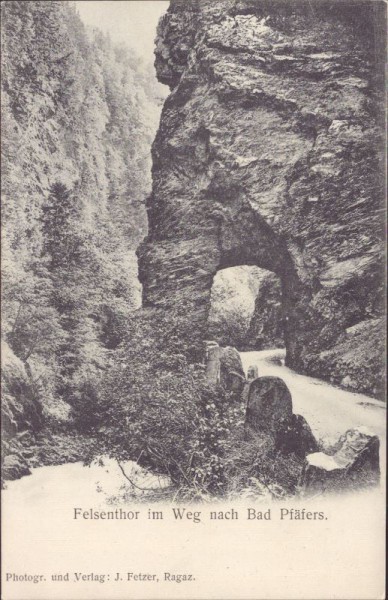 Felsenthor im Weg nach Bad Pfäfers