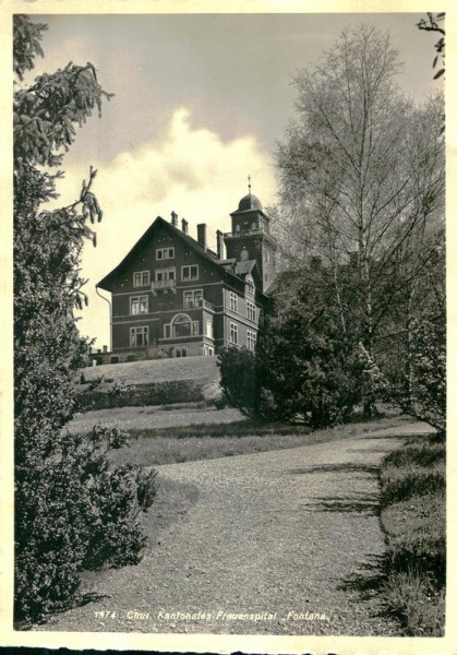Kantonales Frauenspital "Fontana", Chur Vorderseite