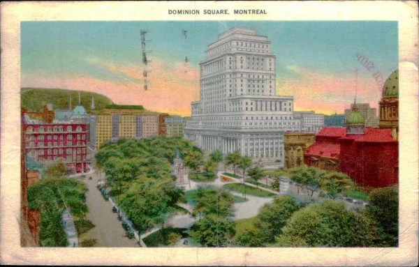 Montreal, Dominion Square Vorderseite