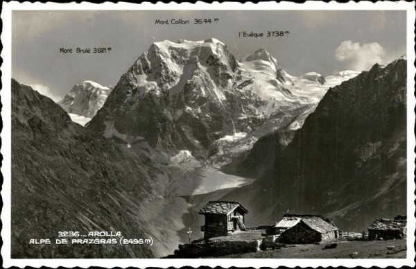 Arolla Alpe de Prazgras Vorderseite