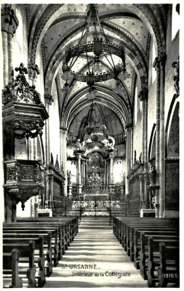 St.Ursanne, Intérieur de la Collögiale Vorderseite