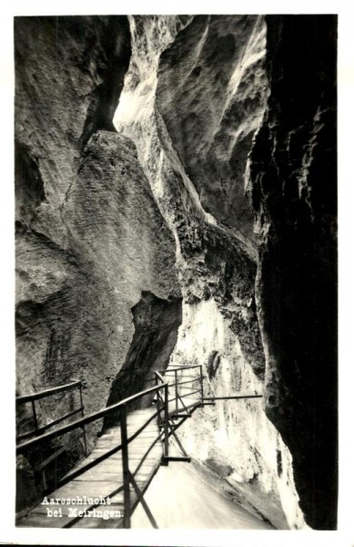 Aareschlucht bei Meiringen Vorderseite