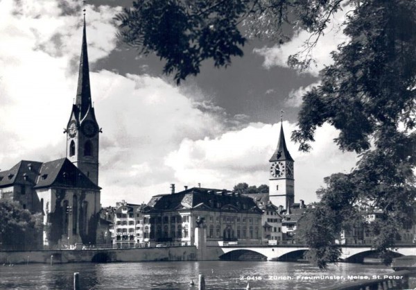 Zürich. Frauenmünster, Meise, St. Peter  Vorderseite