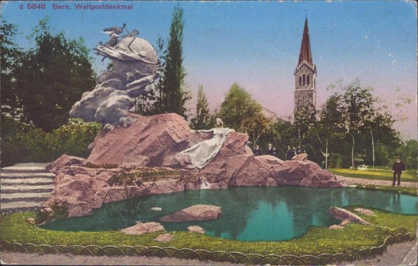 Weltpostdenkmal, Bern Vorderseite