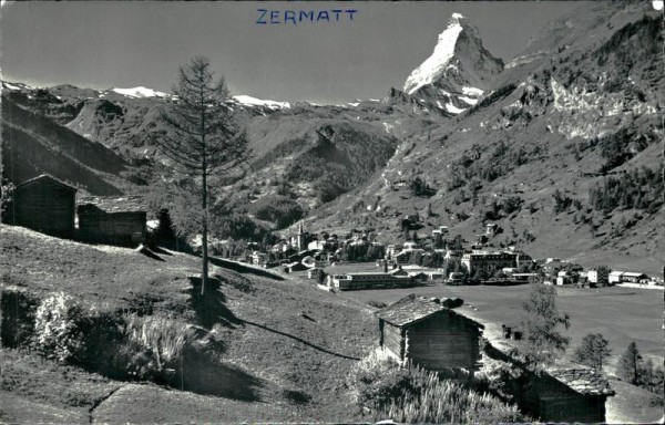 Zermatt mit Matterhorn Vorderseite