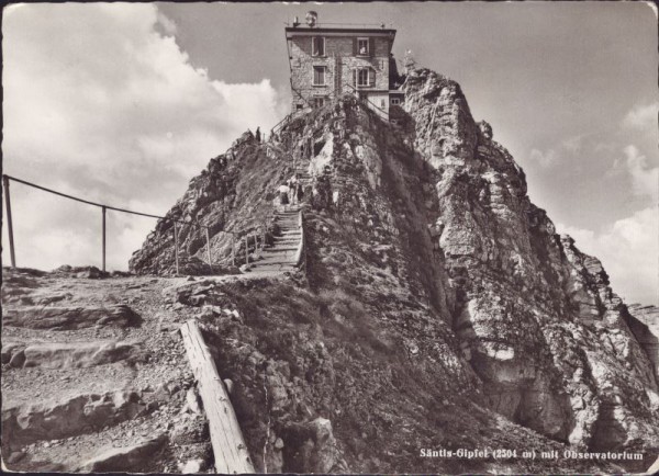 Säntis-Gipfel mit Observatorium