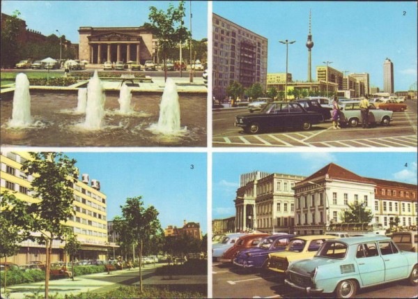 Berlin, Hauptstadt der DDR Vorderseite