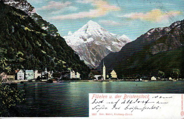 Flüelen - Bristenstock Vorderseite