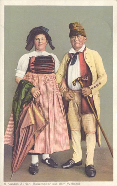 Bauernpaar aus dem Wehntal