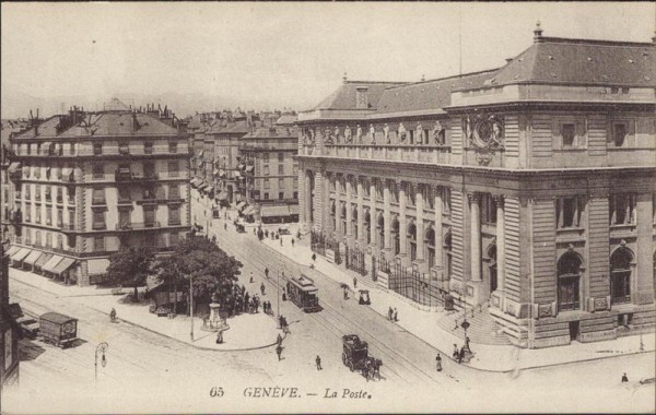 Genève - La Poste Vorderseite
