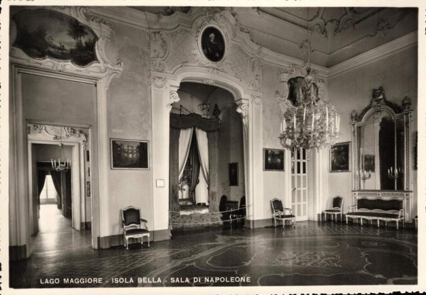 Lago Maggiore. Isola Bella, Sala di Napoleone Vorderseite