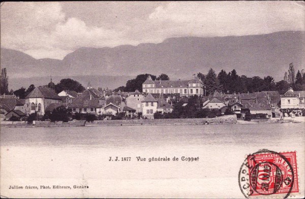 Vue générale de Coppet. 1905