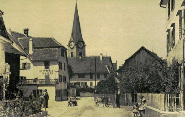 Alte Landstrasse, Restaurant Traube Vorderseite