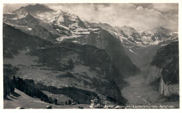 Wengen, Lauterbrunnen, Jungfrau Vorderseite
