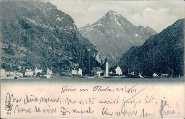 Gruss aus Flüelen Vorderseite