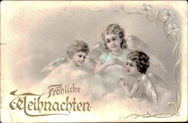 Fröhliche Weihnachten Vorderseite