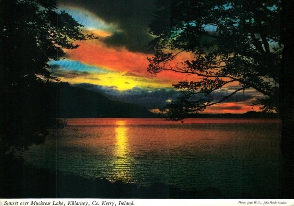 Sonnenuntergang am Muckross Lake, County Kerry Vorderseite
