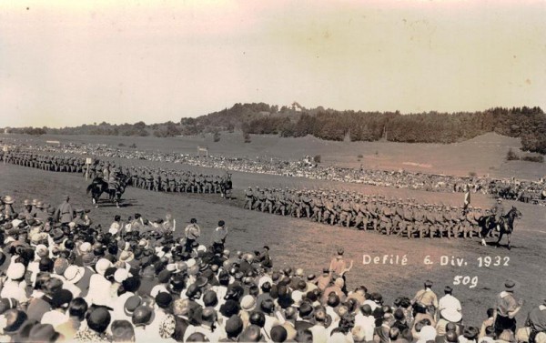 Militär, Defile 6 Div. 1932 Vorderseite