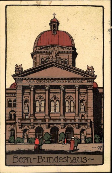 Bern-Bundeshaus Vorderseite