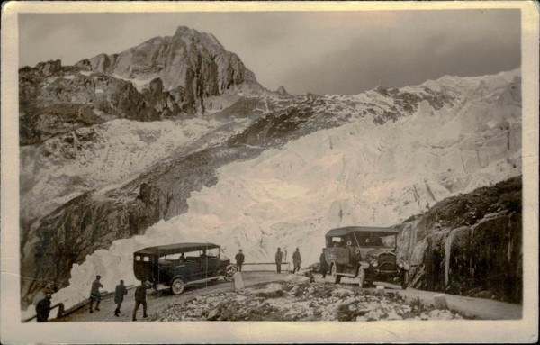 Furkastrasse, Rhonegletscher Vorderseite