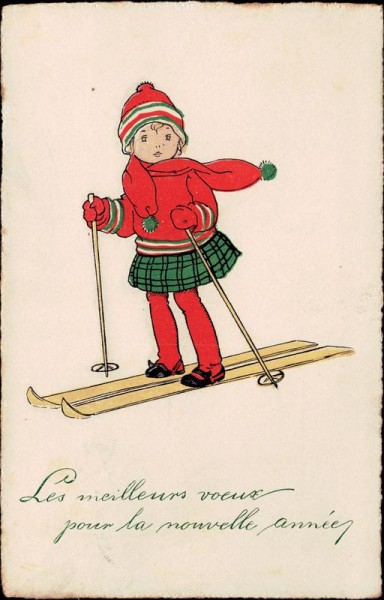 Les meilleurs voeux pour la nouvelle année Vorderseite