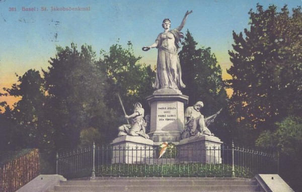 Basel : St. Jakobsdenkmal Vorderseite