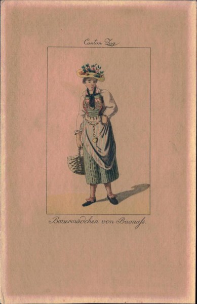 Bauermädchen von Buonas Vorderseite