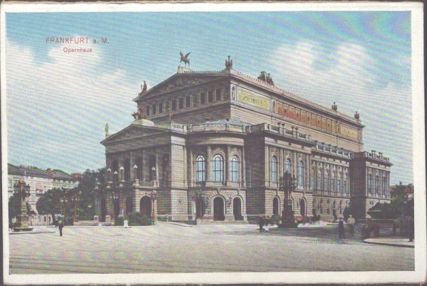Frankfurt, Opernhaus Vorderseite