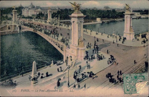 Paris, Le Pont Alexandre 3 Vorderseite