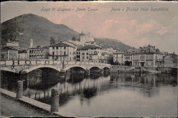 Lago di Lugano, Ponte Cresa Vorderseite