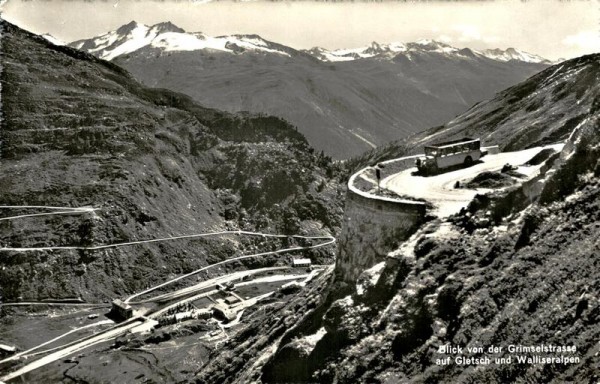 Gletsch und Walliseralpen Vorderseite