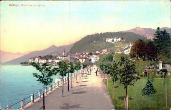Bellagio, Giardino pubblico Vorderseite