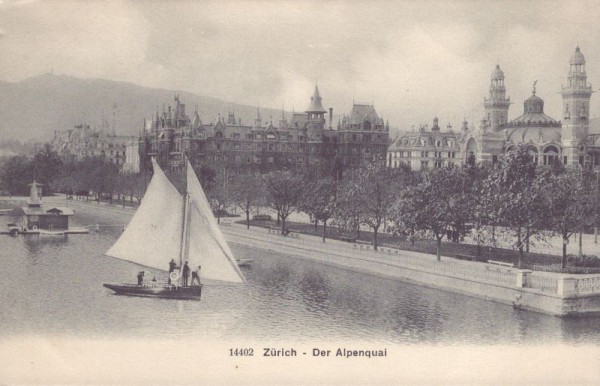 Zürich - Der Alpenquai