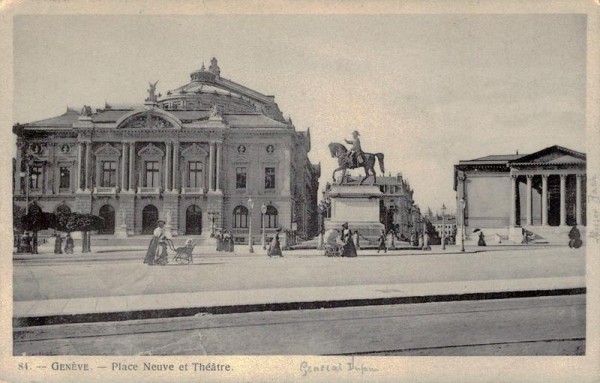 Place Neuve et Théâtre, Genève Vorderseite