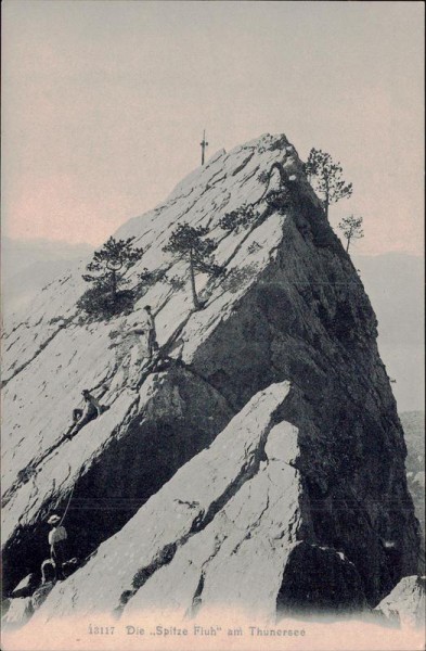 Die spitze Fluh am Thunersee Vorderseite