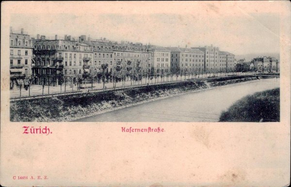Zürich - Kasernenstrasse Vorderseite