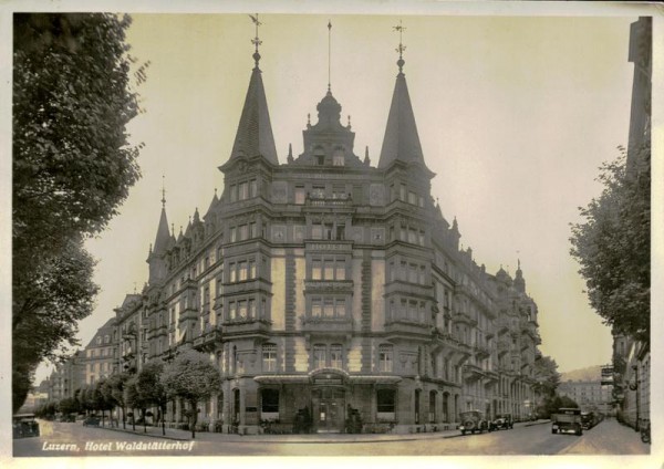 Luzern, Hotel Waldstätterhof Vorderseite