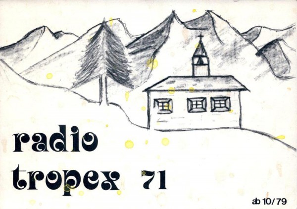 QSL- Karte, Tropex 71, Ebikon Vorderseite