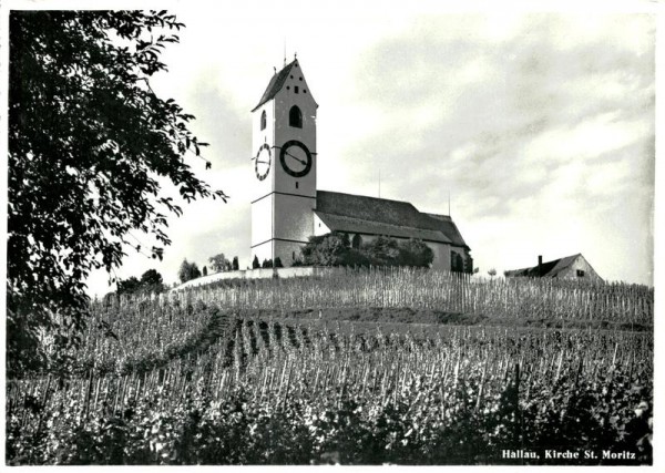 Hallau, Kirche St. Moritz Vorderseite