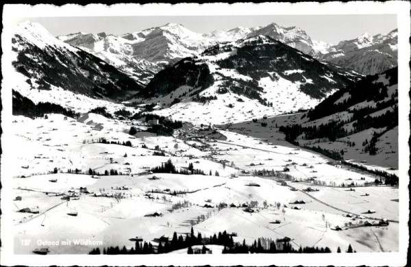 Gstaad mit Wildhorn Vorderseite