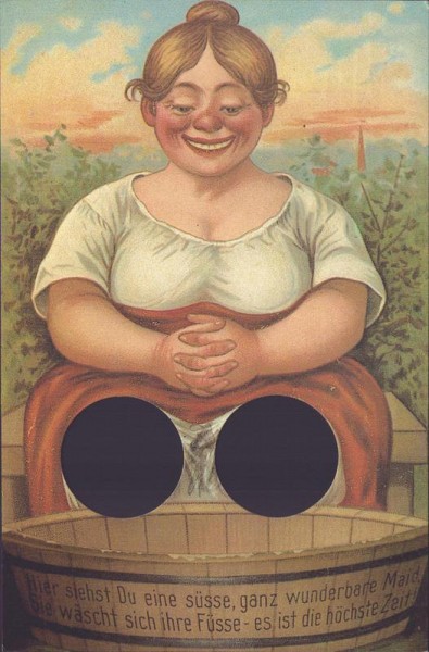 Hier siehst Du eine süsse, ganz wunderbare Maid... Vorderseite