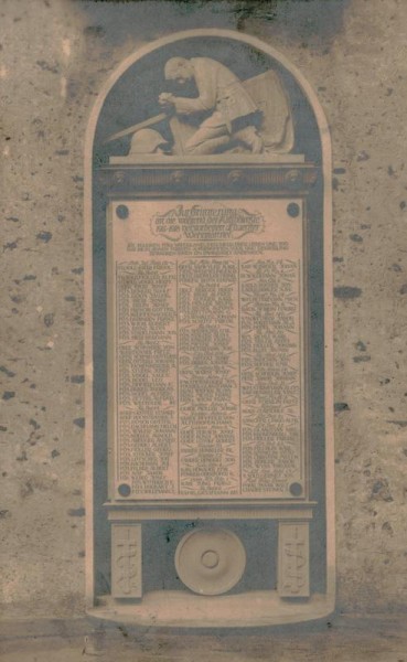 Soldaten Denkmal, Sempach Vorderseite