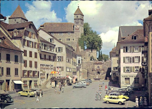 Hauptplatz mit Schloss (Rapperswil) Vorderseite