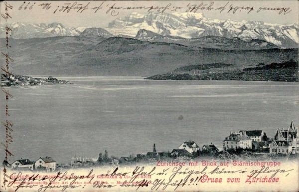 Gruss vom Zürichsee Vorderseite