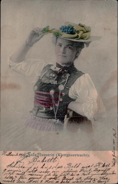 Schaffhauserin, Klettgauertracht Vorderseite
